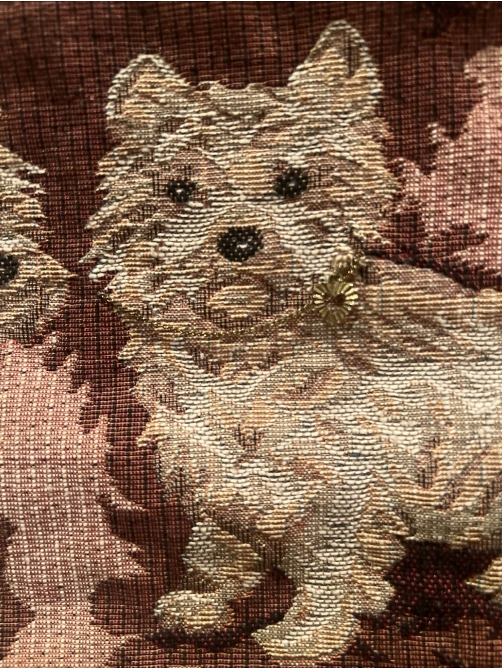 Vintage Capelli of New York straw StripedLined Handbag Interior - Brown & Cream - Picture 2 of 5